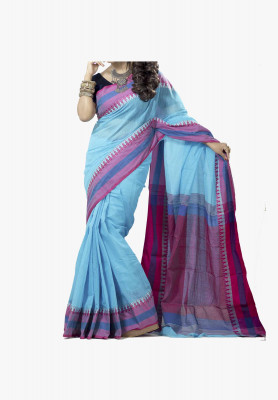 Multi-color cotton silk Saree