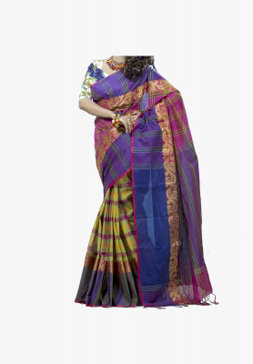 Multi-color cotton silk Saree