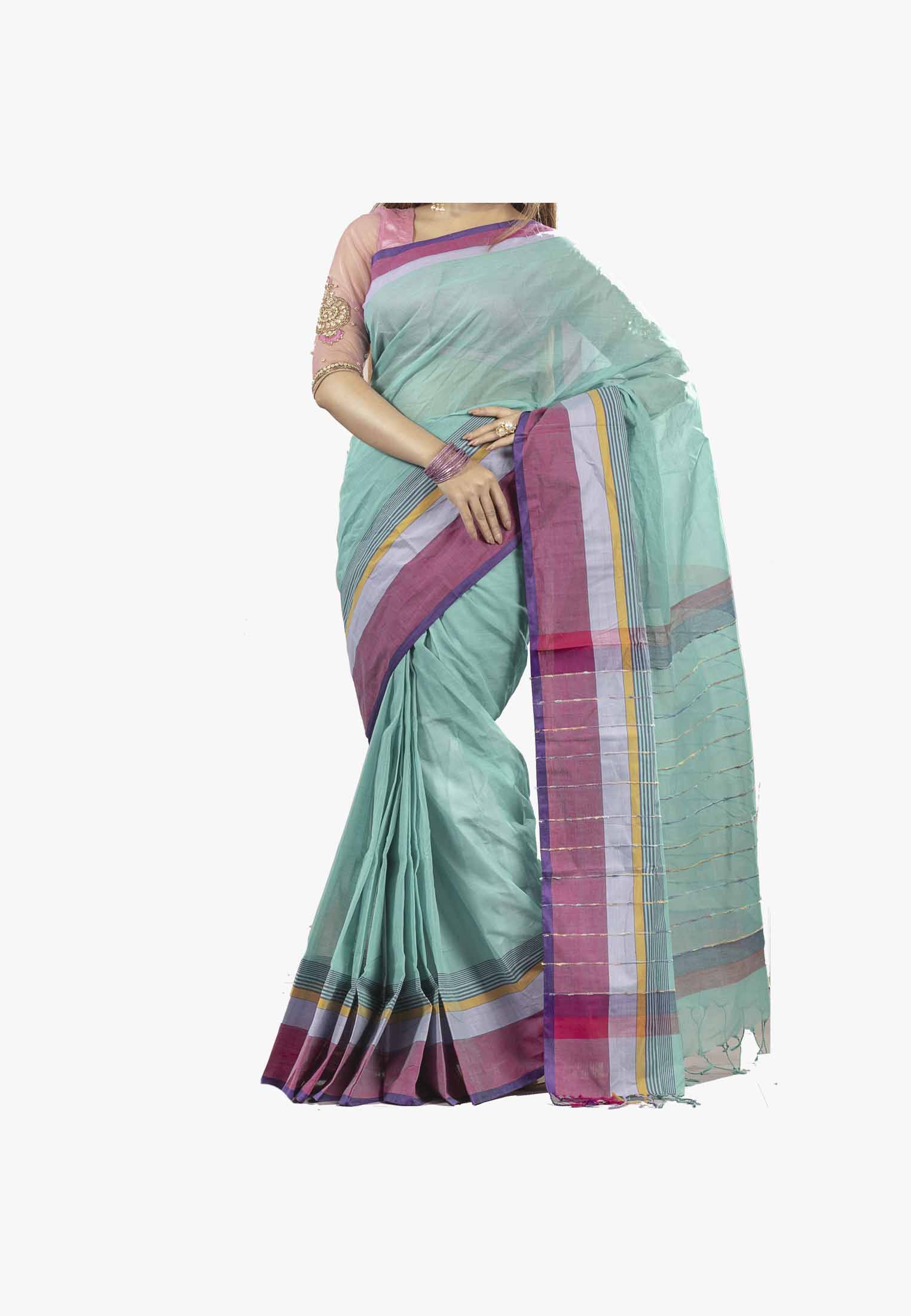 Multi-color cotton silk Saree