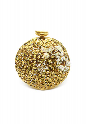 Zara Neha Golden Metal Bag