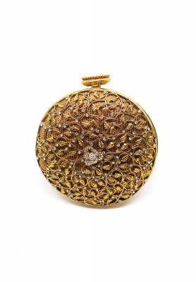 Zara Neha Golden Metal Bag