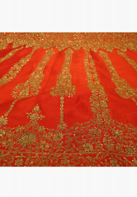 Orange and Red Stone Lehenga