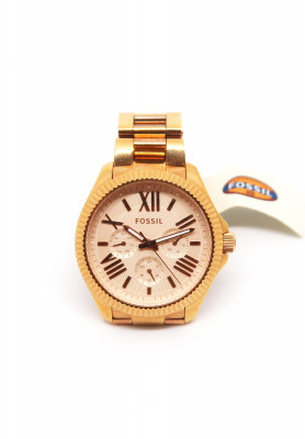 Golden Fossil Gent's Watch