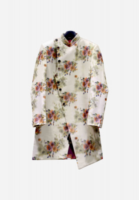 Katan net short party sherwani