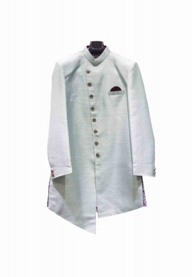 Dhupiyan cotton short sherwani