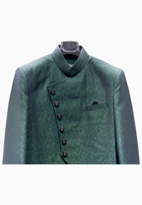  Bottle green Weeding Sherwani