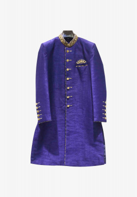 Royal Blue Sherwani