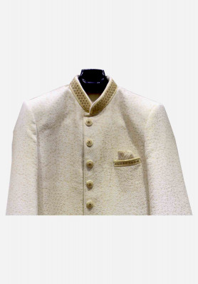 Zamia cotton Short Sherwani