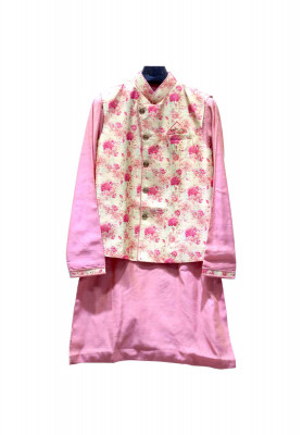 Khoddor silk plain Koti Panjabi 