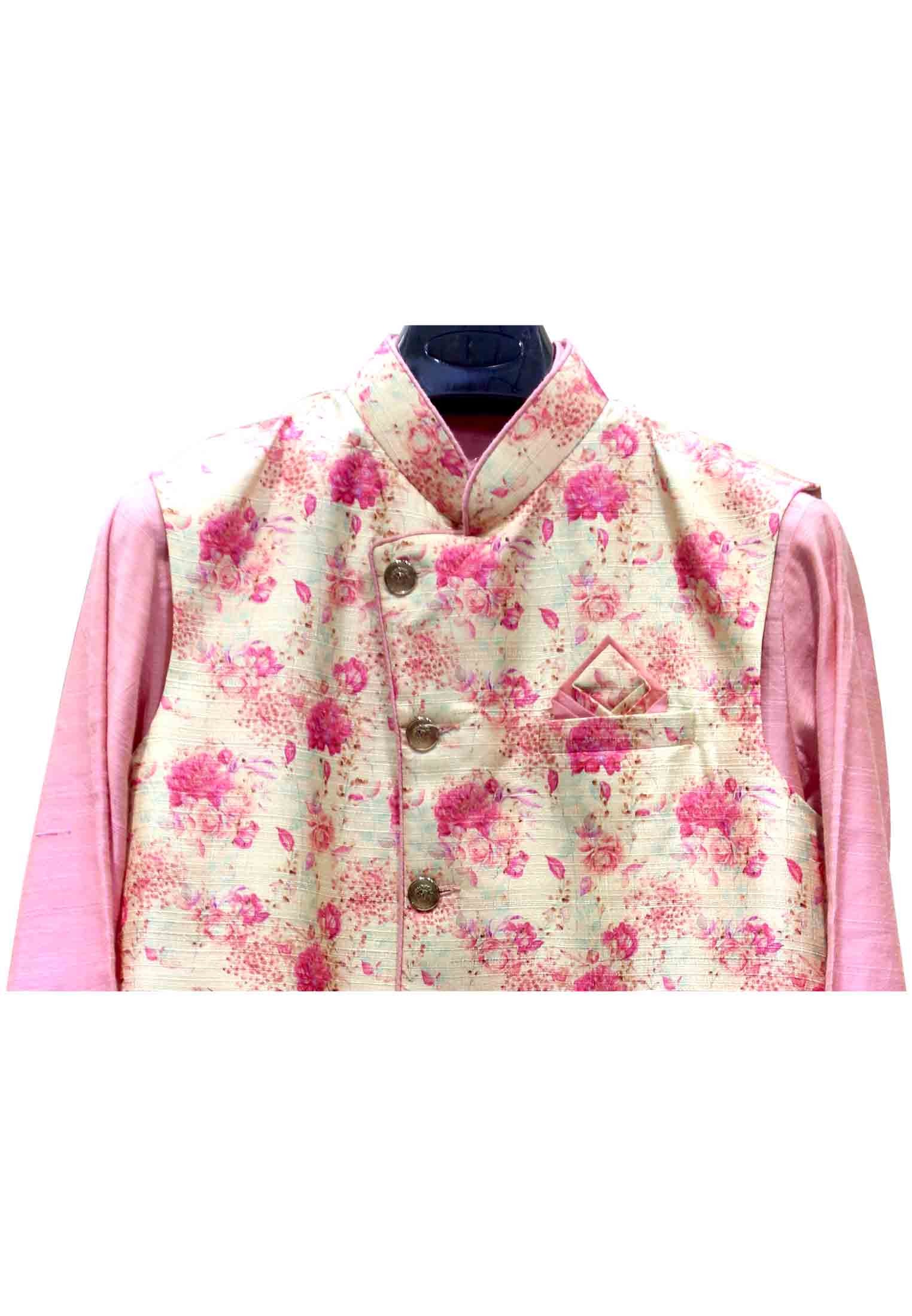 Khoddor silk plain Koti Panjabi 