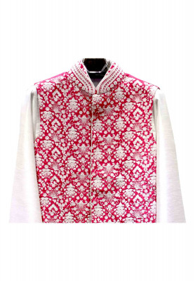 Off White Koti Panjabi
