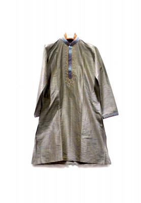 Green Shade Soft Katan Punjabi 