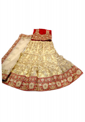 Golden Indian lehenga