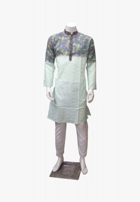 Pest Plain Cotton Indian Panjabi