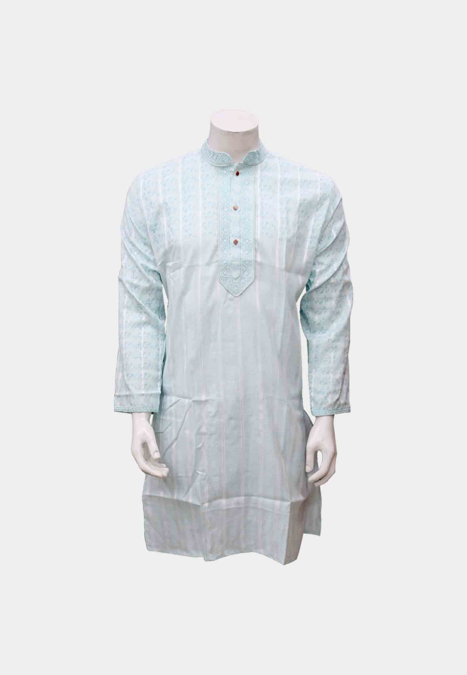 Neck print mishti indian panjabi