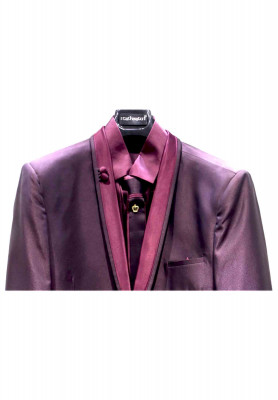 Maroon Complete Party Design Suit